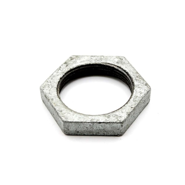 Thrifco Plumbing 1/2 Inch Galvanized Steel Hex Locknut 5219005 - main